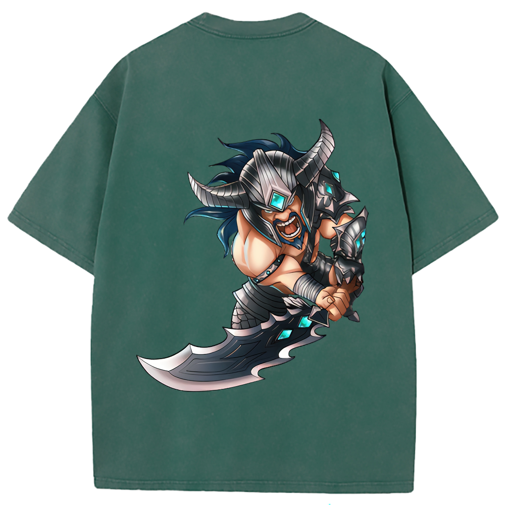 （画像用） リーグ・オブ・レジェンド League of Legends LOL 綿100% ヴィンテージ風 半袖Tシャツ（背面プリント）
